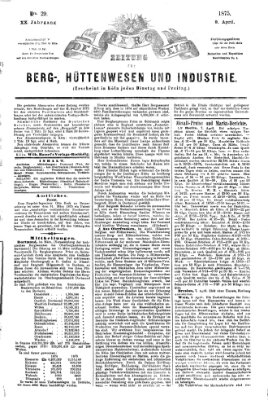 Der Berggeist Freitag 9. April 1875