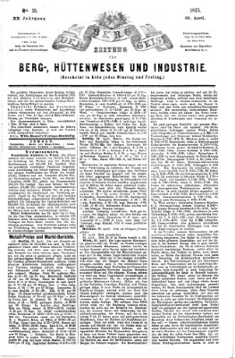 Der Berggeist Freitag 30. April 1875