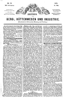 Der Berggeist Freitag 14. Mai 1875