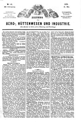 Der Berggeist Freitag 21. Mai 1875