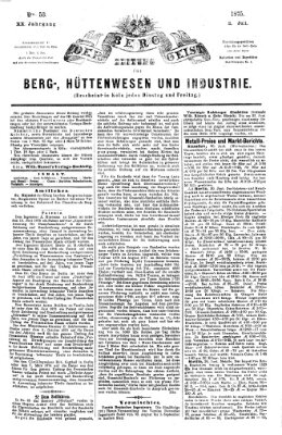 Der Berggeist Freitag 2. Juli 1875