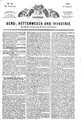 Der Berggeist Dienstag 17. August 1875