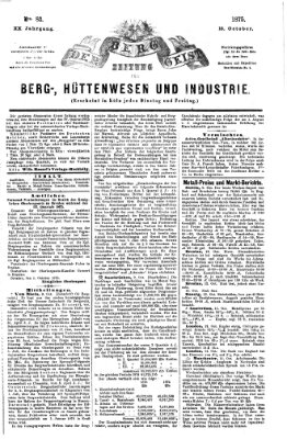 Der Berggeist Freitag 15. Oktober 1875