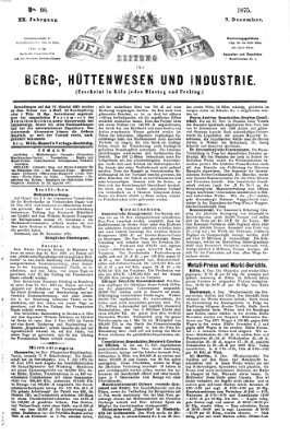 Der Berggeist Dienstag 7. Dezember 1875