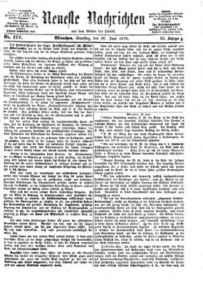 Neueste Nachrichten aus dem Gebiete der Politik (Münchner neueste Nachrichten) Samstag 26. Juni 1875