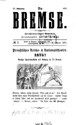 Die Bremse Samstag 2. Januar 1875