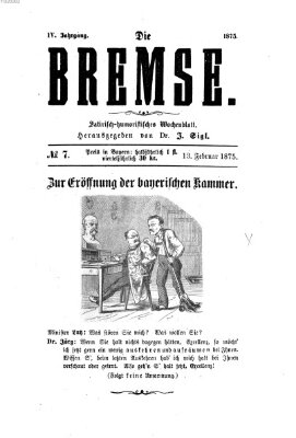 Die Bremse Samstag 13. Februar 1875