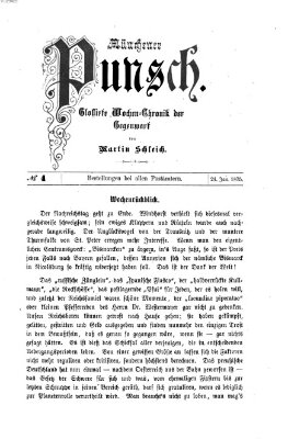 Münchener Punsch Sonntag 24. Januar 1875