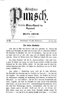 Münchener Punsch Sonntag 31. Januar 1875