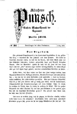 Münchener Punsch Sonntag 1. August 1875