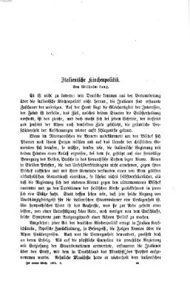 Im neuen Reich Freitag 2. April 1875