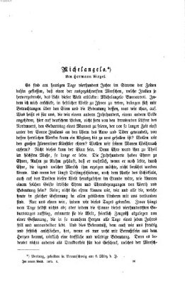 Im neuen Reich Freitag 14. Mai 1875