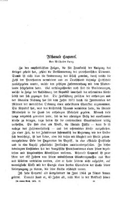 Im neuen Reich Freitag 1. Oktober 1875