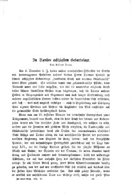 Im neuen Reich Freitag 17. Dezember 1875