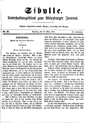 Sibylle (Würzburger Journal) Samstag 13. März 1875