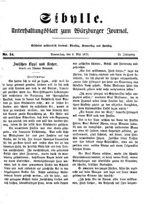 Sibylle (Würzburger Journal) Donnerstag 6. Mai 1875