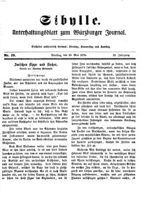 Sibylle (Würzburger Journal) Dienstag 18. Mai 1875