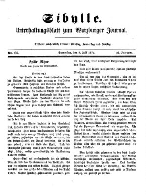 Sibylle (Würzburger Journal) Donnerstag 8. Juli 1875