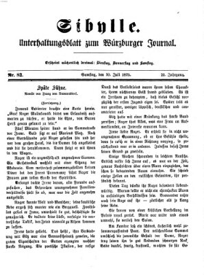 Sibylle (Würzburger Journal) Samstag 10. Juli 1875