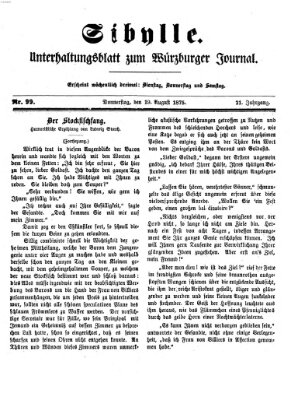 Sibylle (Würzburger Journal) Donnerstag 19. August 1875