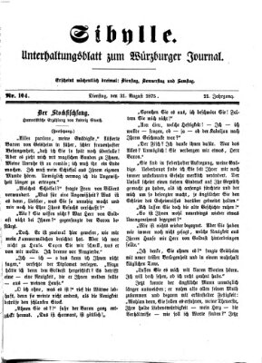 Sibylle (Würzburger Journal) Dienstag 31. August 1875