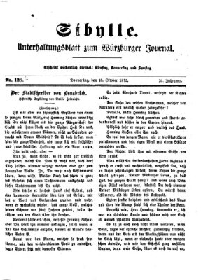 Sibylle (Würzburger Journal) Donnerstag 28. Oktober 1875