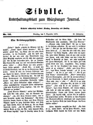 Sibylle (Würzburger Journal) Dienstag 7. Dezember 1875