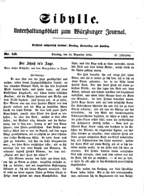 Sibylle (Würzburger Journal) Dienstag 14. Dezember 1875