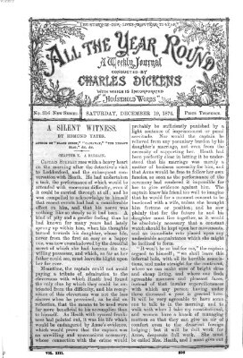 All the year round Samstag 19. Dezember 1874