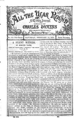 All the year round Samstag 13. Februar 1875