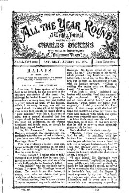 All the year round Samstag 21. August 1875