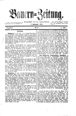 Bauern-Zeitung Donnerstag 2. März 1876