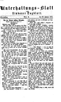 Lindauer Tagblatt für Stadt und Land. Unterhaltungs-Blatt zum Lindauer Tagblatt (Lindauer Tagblatt für Stadt und Land) Samstag 29. Januar 1876