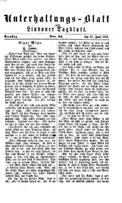 Lindauer Tagblatt für Stadt und Land. Unterhaltungs-Blatt zum Lindauer Tagblatt (Lindauer Tagblatt für Stadt und Land) Samstag 10. Juni 1876