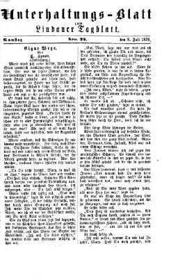 Lindauer Tagblatt für Stadt und Land. Unterhaltungs-Blatt zum Lindauer Tagblatt (Lindauer Tagblatt für Stadt und Land) Samstag 8. Juli 1876