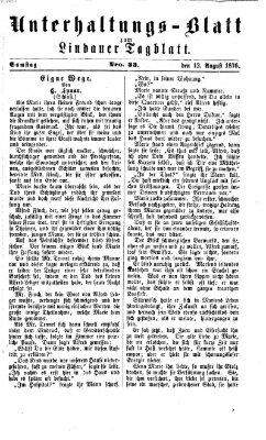 Lindauer Tagblatt für Stadt und Land. Unterhaltungs-Blatt zum Lindauer Tagblatt (Lindauer Tagblatt für Stadt und Land) Samstag 12. August 1876