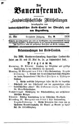 Der Bauernfreund Montag 15. Mai 1876