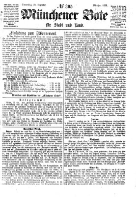 Münchener Bote für Stadt und Land Donnerstag 28. Dezember 1876