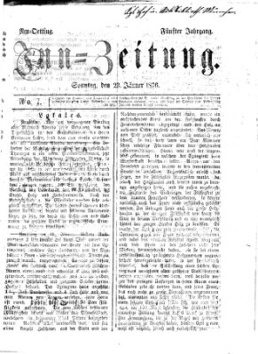 Inn-Zeitung Sonntag 23. Januar 1876