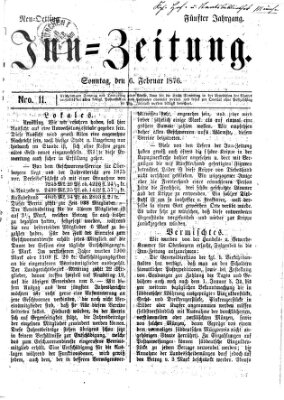 Inn-Zeitung Sonntag 6. Februar 1876