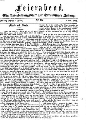 Feierabend (Straubinger Zeitung) Montag 1. Mai 1876