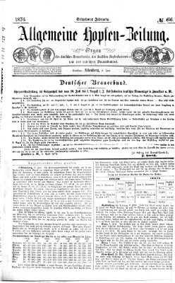 Allgemeine Hopfen-Zeitung Samstag 3. Juni 1876