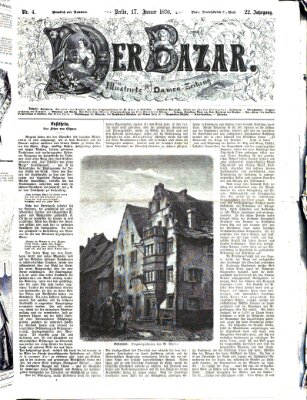 Der Bazar Montag 17. Januar 1876