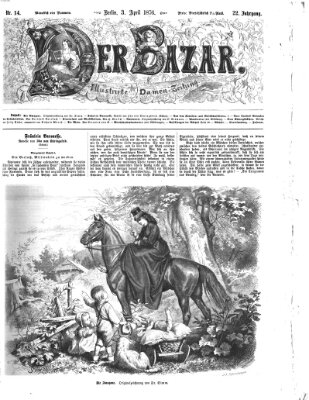 Der Bazar Montag 3. April 1876