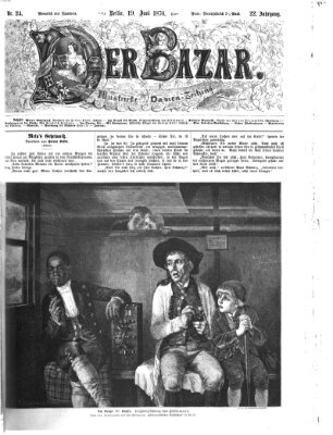 Der Bazar Montag 19. Juni 1876