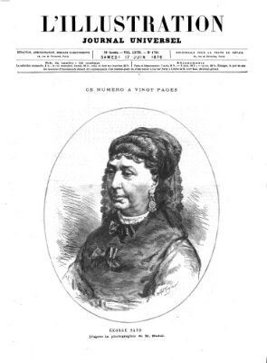 L' illustration Samstag 17. Juni 1876