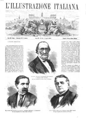 L' Illustrazione italiana Sonntag 9. April 1876