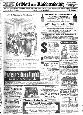 Kladderadatsch Sonntag 9. April 1876