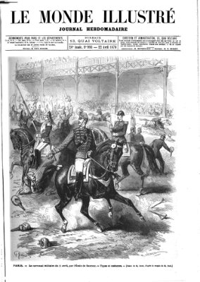 Le monde illustré Samstag 22. April 1876