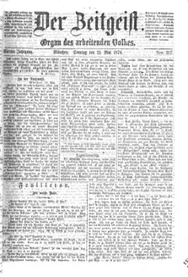 Der Zeitgeist Sonntag 21. Mai 1876